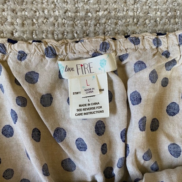 Urban Outfitters Polka Dot Crop Top/Bandeau - Picture 2 of 3